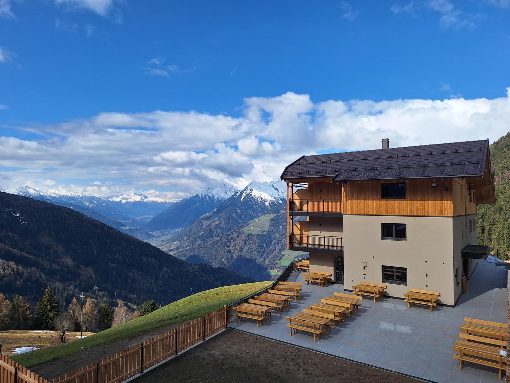 Gasthof Videgg Schenna Bagian luar foto